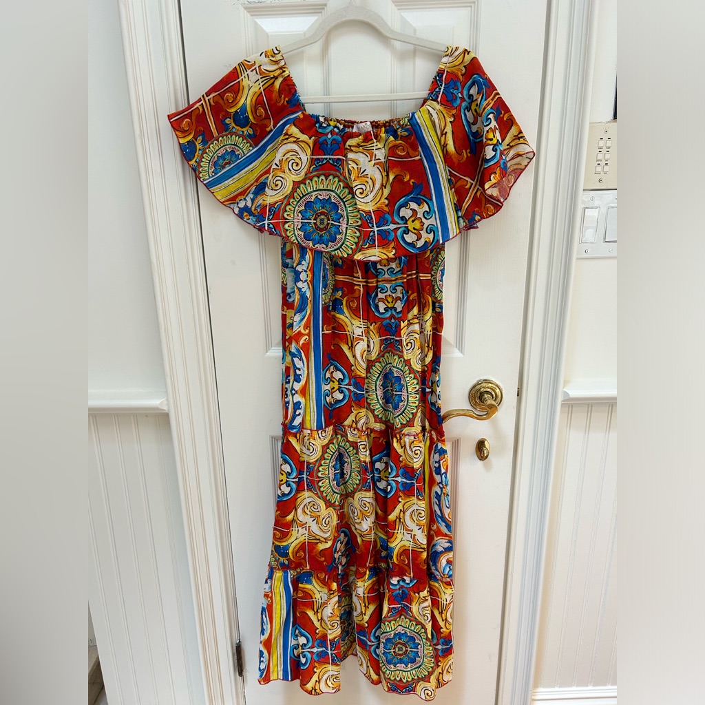 Marina St. Barth Off The Shoulder Sundress. Perfect Quality.